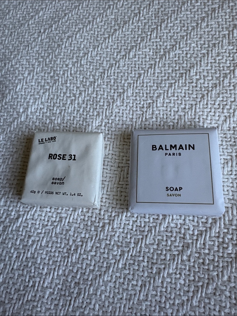 LE LABO ROSE 31 and BALMAIN bar of soap NWT